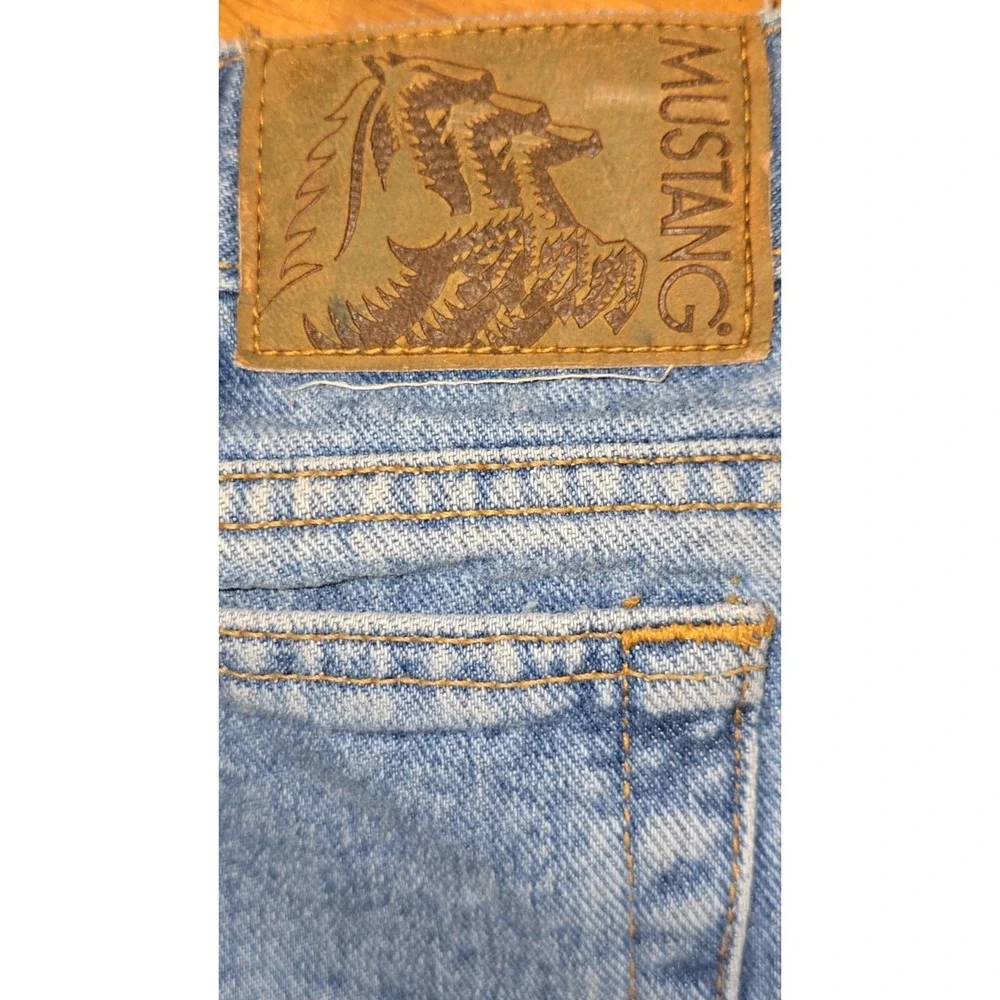 Mustang Mens‎ Jeans 34x30 Straight Mid Rise Medium Wash 100% Cotton Vintage Y2K